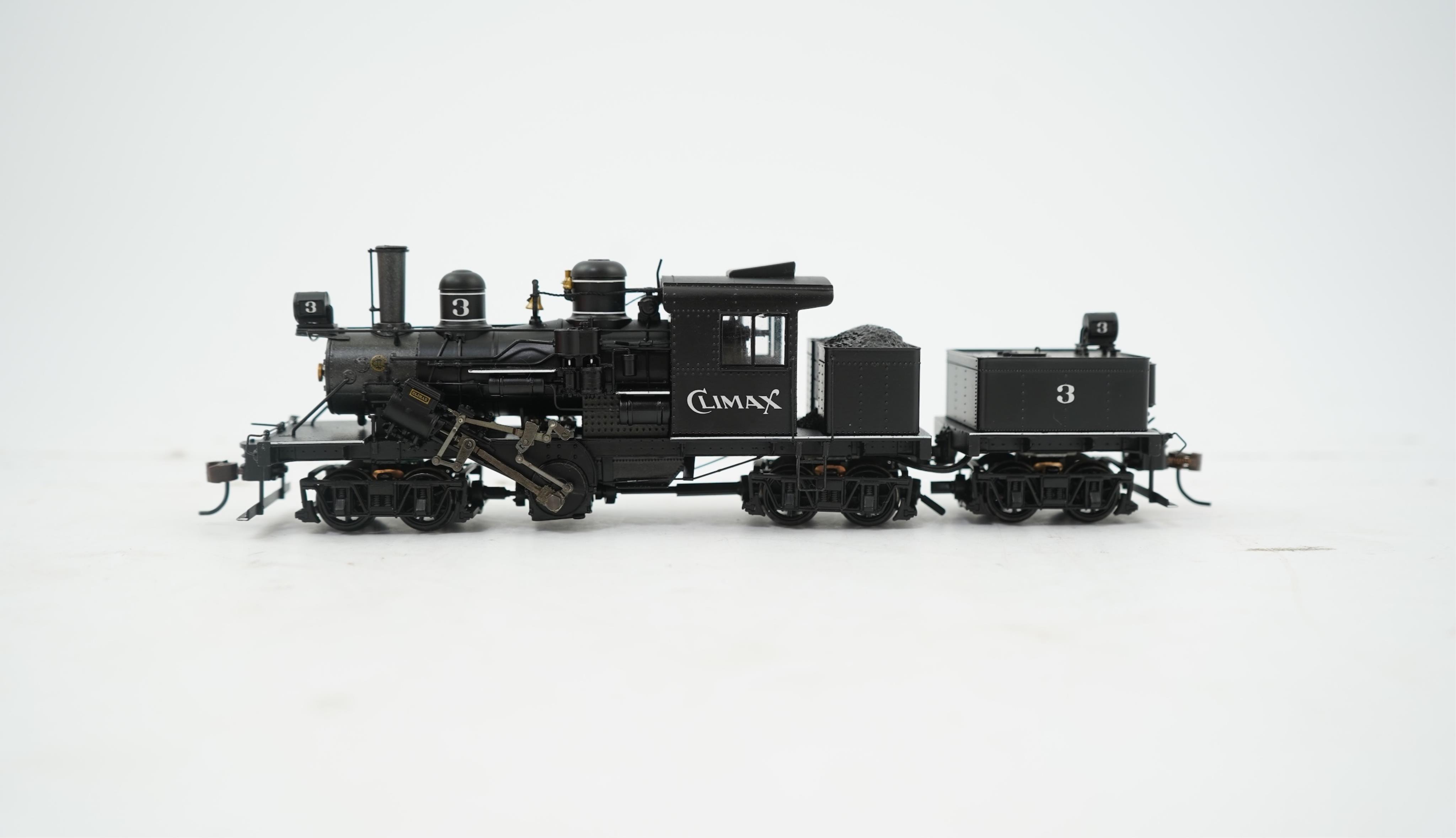 A boxed HO gauge Spectrum by Bachmann model (82906) of Climax Class C, 3, 4-6-0+0-6-4 locomotive, powered for two rail operation.